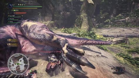 Monster Hunter World Beta Hunting Anjanath Youtube