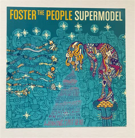 Foster the People: Supermodel Album Poster Flat 12x12 - Etsy