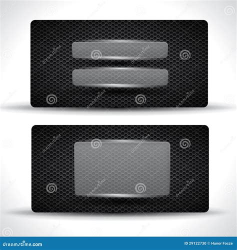 modern black business card  carbon texture stock vector