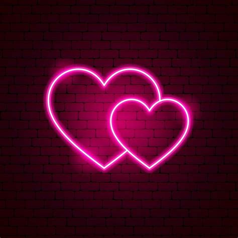 Custom Made Neon Signs Couple Love Hearts Neon Sign Led Business Sign