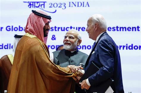 Uae Saudi Arabia And India Announce Major Rail And Shipping Link