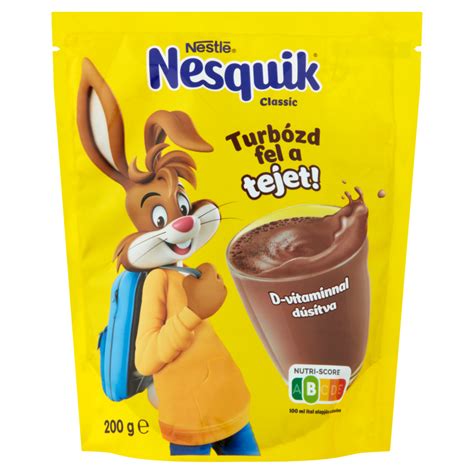 Nestl Nesquik Instant Cukrozott Kaka Italpor Vitaminokkal G