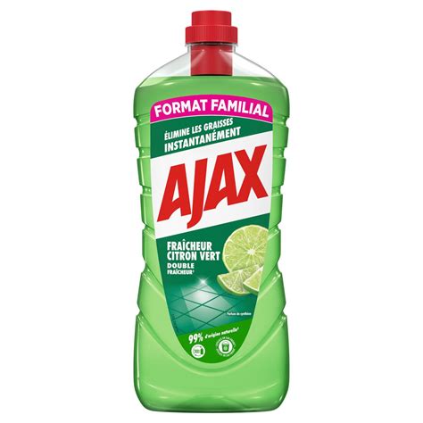 Ajax Nettoyant M Nager Ultra D Graissant Citron Vert L Pas Cher