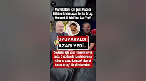 Uyuyakaldığı İçin Şahit Olacağı Düğüne Katılamayan Serdar Ortaç, Mehmet ...