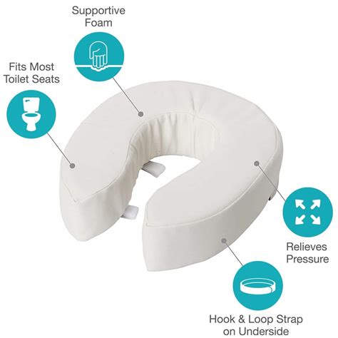 Padded Vinyl Toilet Seat Riser Padded Toilet Seat Cushion