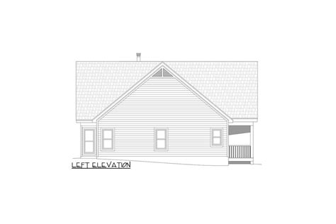 1939 Square Foot One Story House Plan With Vaulted Porch And Interior 680122vr Architectural