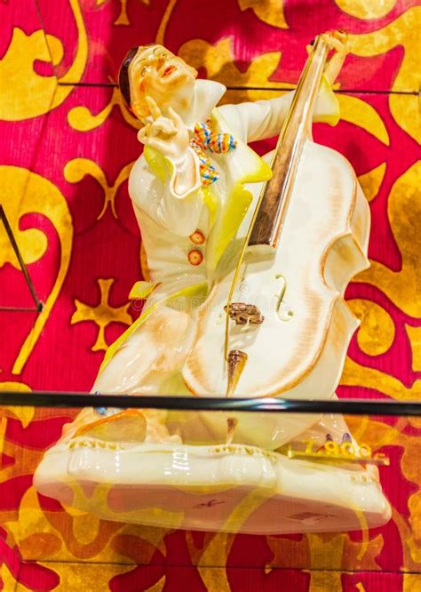 Grock with Bass Violin on Display Meissen Porcelain Museum Germany Editorial Photo - Image of ...