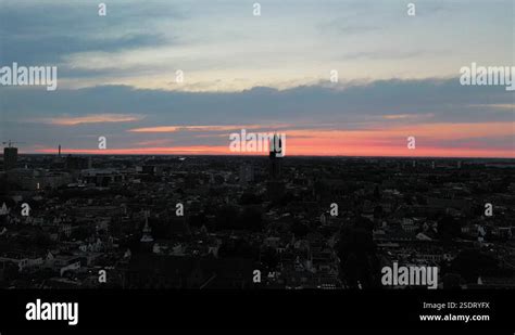 Drone Over Utrecht Domtoren In Original Form Domtower Dom Tower