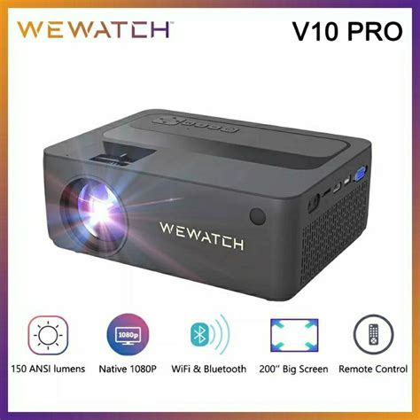 Projetor Wewatch V Pro Nativo P Full Hd Shopee Brasil