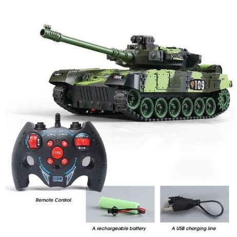 Controle Remoto Tanque Rc Tank Militar Guerra Batalha Estados Unidos M