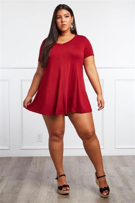 Detail View 2 Sweet Girl Plus Size Mini Dress Plus Size Mini