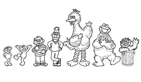 44 Sesame Street Coloring Pages