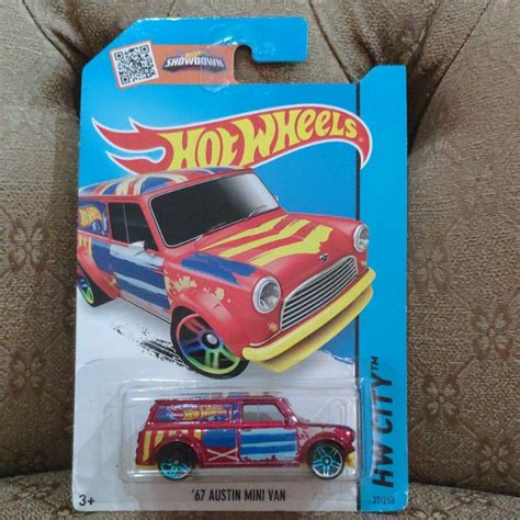 Hot Wheels Austin Mini Van Red Shopee Malaysia