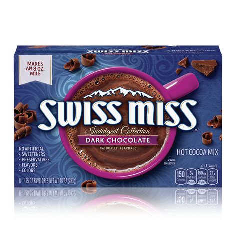 Swiss Miss Indulgent Collection Dark Chocolate Sensation Hot Cocoa Mix