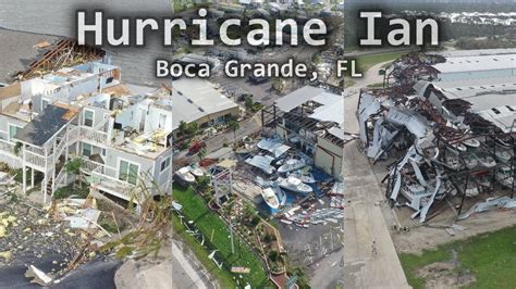 Hurricane Ian Boca Grande Florida Eye Wall Mph Winds