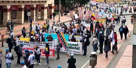 Marchas En Bogot Estos Son Los Puntos De Partida Y El Plan De