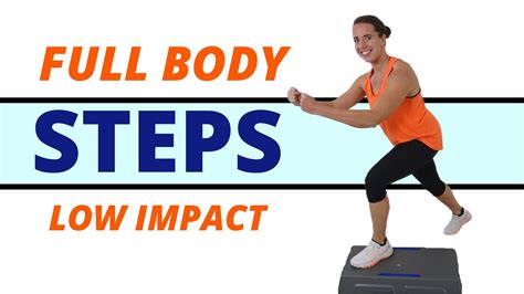 30 Minute Low Impact Steps Aerobic Workout Fat Burning Cardio Step