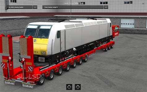 Heavy Train Trailer Pack V Ets Mods Euro Truck Simulator