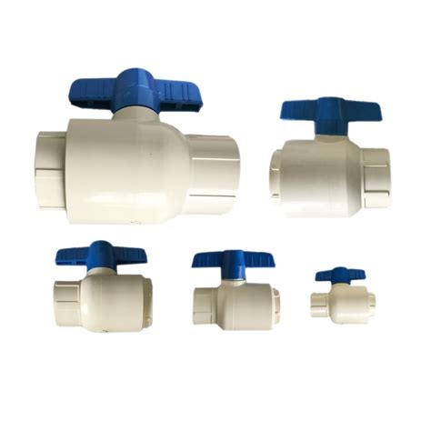 VALVE CPVC ASTM D2846 CPVC Single Union Ball Valve With Ivory Color