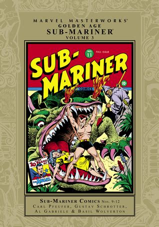 Marvel Masterworks Golden Age Sub Mariner Vol 3 By Carl Pfeufer