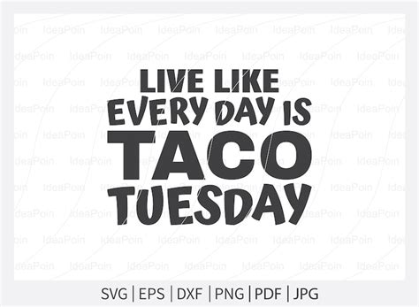 Tacos Svg Taco Quote Tacos Svg Bundle Tacos Svg Funny Taco Etsy