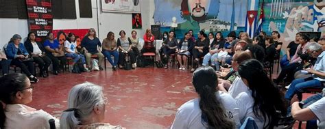 Mujeres De Cuba Y Argentina Unidas En La Lucha Contra El Bloqueo Cuba