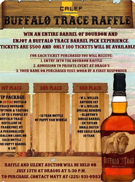 Buffalo Trace Raffle