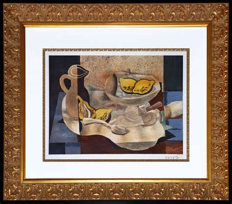 Georges Braque Nature Morte Avec Un Pichet Et Citrons Still Life