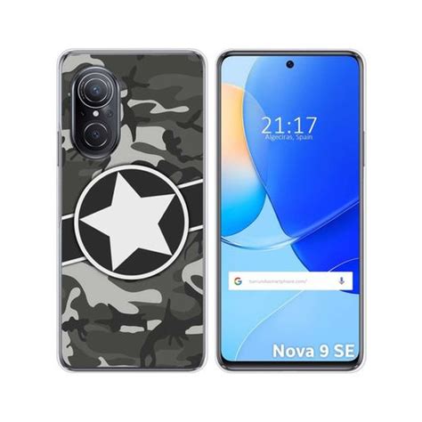 Funda Silicona Para Huawei Nova Se Dise O Camuflaje Dibujos Con