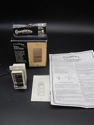 Casablanca Ceiling Fan W W Inteli Touch Wall Control Switch