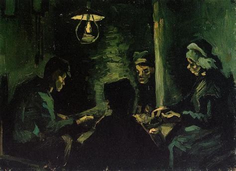 Four Peasants At A Meal Study For The Potato Eaters 1885 Vincent