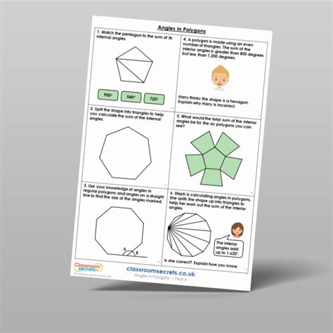 Angles In Polygons Mixed Activity Resource Classroom Secrets