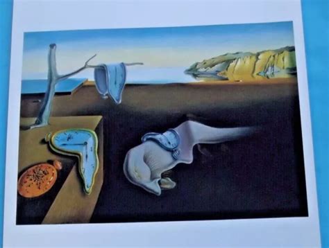 Ancienne Art Print Poster Peintre Surr Aliste Salvador Dali Les Montres