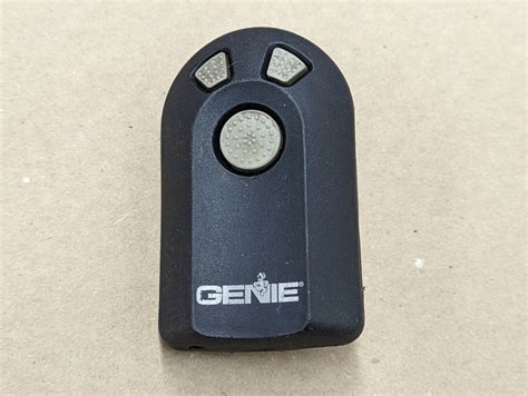 Genie Acsctg Type 3 Black 3 Button Garage Door Opener Remote With Intellicode Ebay