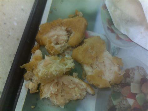 Mcdonalds Raw Pink Slime Chicken Mcnuggets Inside A Mcdon Flickr