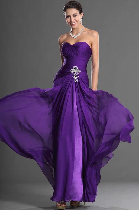 Robe De Soirée Violette