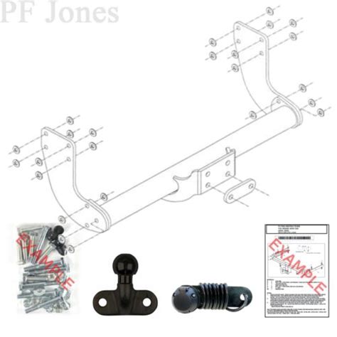 Tow Trust Towbar For Mercedes Sprinter Van No Step 2006 2018 Flange Tow Bar Ebay