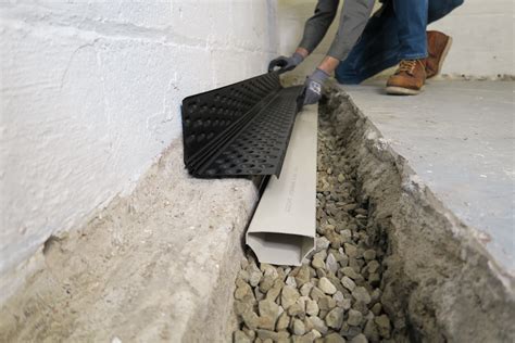 Drain Eze Basement Waterproofing Footing System