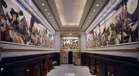 Thomas Hart Benton Murals Indiana University Auditorium