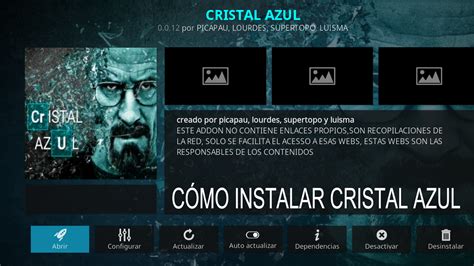 Cómo instalar Addons Cristal Azul en Kodi Hablemos de informática