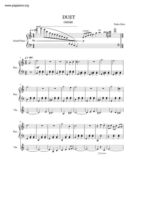 Omori Final Duet Sheet Music Pdf Free Score Download ★