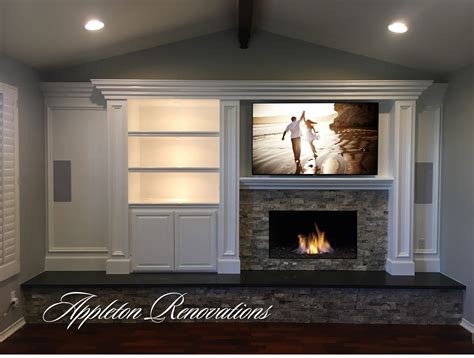 Fireplace Entertainment Centers Metro Test Appleton Renovations