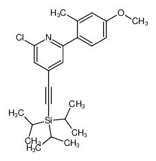 Cloro Metoxi Metil Fenil Triisopropilsilanil Etinil