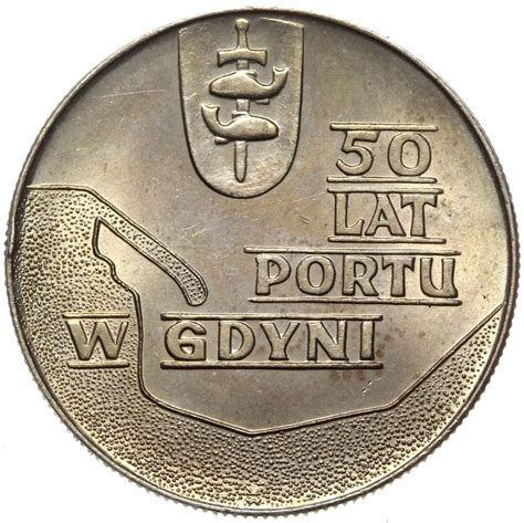 Polska 10 Złotych 1972 50 LAT PORTU W GDYNI 7648884443 Allegro pl