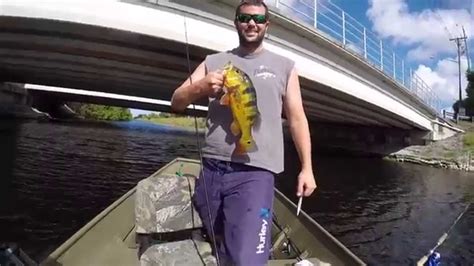 Peacock Bass Fishing In West Palm Beach Fl Gopro Youtube