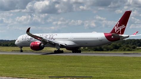 Airbus A350 1041 Reg G VBOB Virgin Atlantic Manchester To Orlando VS73