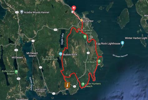 touring acadia national park  park loop road deb runs
