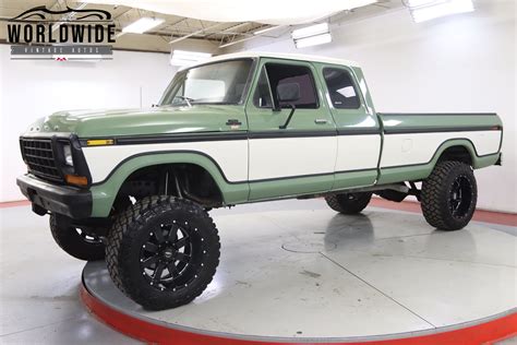 820-Mile 1979 Ford F-250 Supercab Is a Rare, Lifted, 4x4 High Boy, Now ...