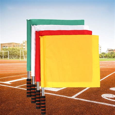 Anme Soccer Referee Flags Football Linesman Flags Sports Game Referee