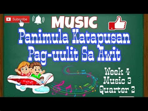 Panimula Katapusan At Ang Pag Uulit Sa Awit Week 4 Music 3 Quarter 2